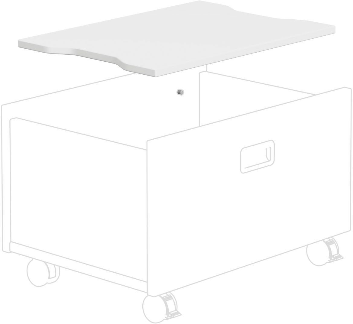 PAIDI Regalelement Deckel, Abdeckung für Rollbox