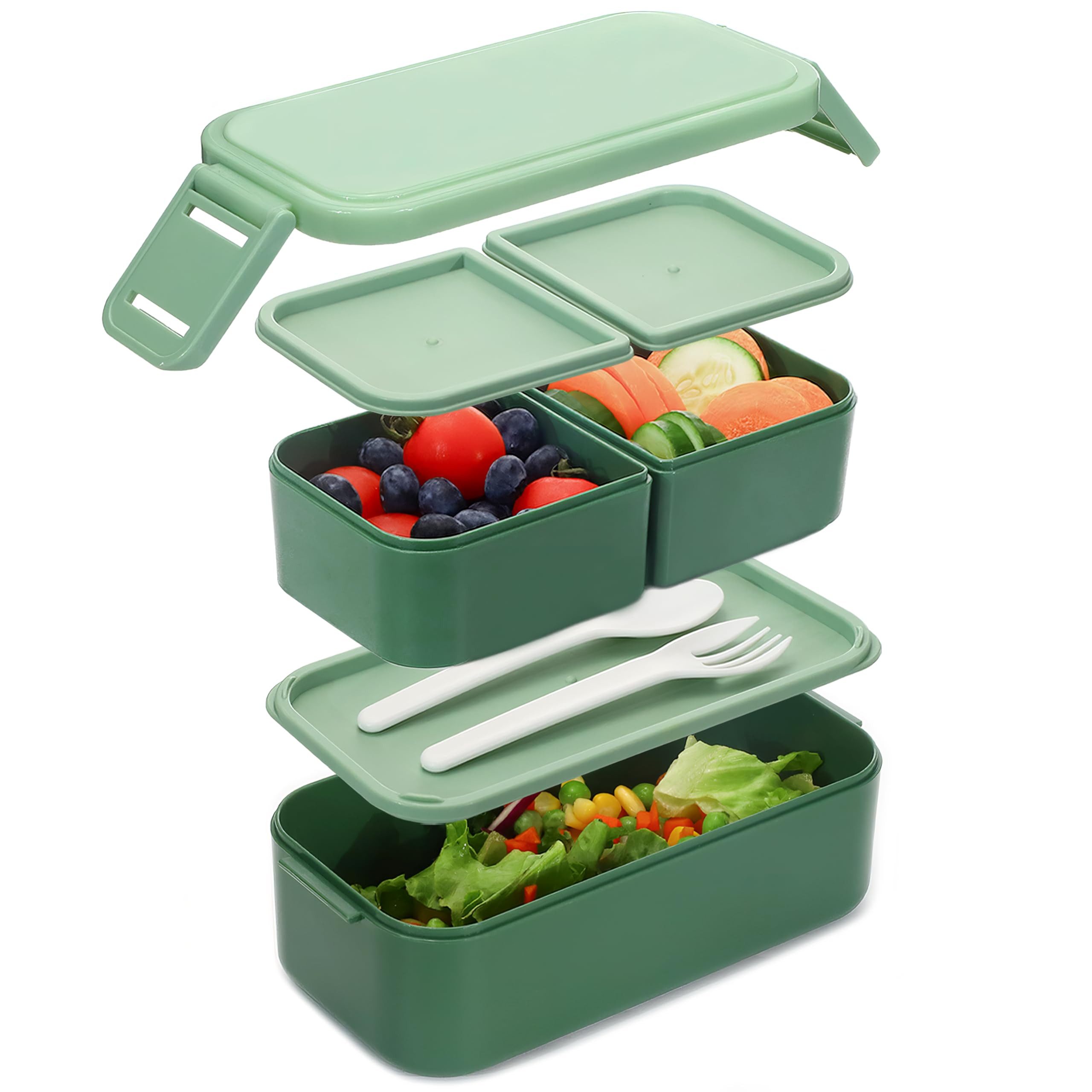 Lunchbox Brotdose Kunstoff Lunchbox, Schnapverschluss