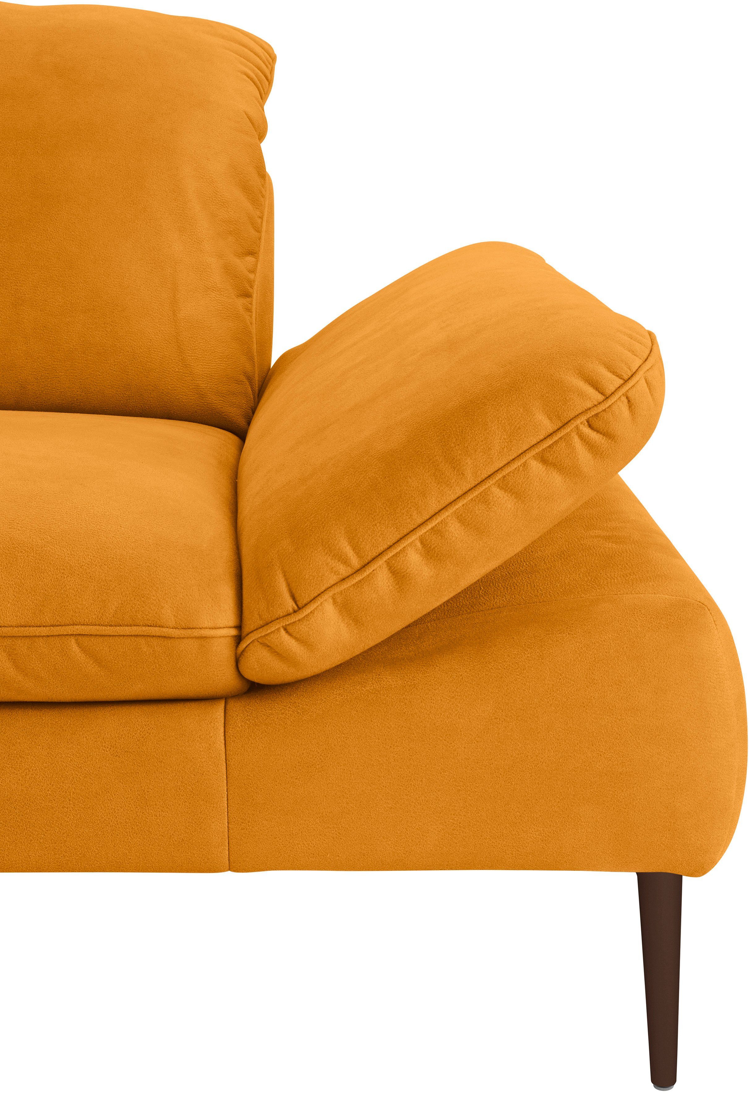 W.SCHILLIG 2-Sitzer enjoy&MORE, bronze 202 cm Füße Breite pulverbeschichtet, Sitztiefenverstellung
