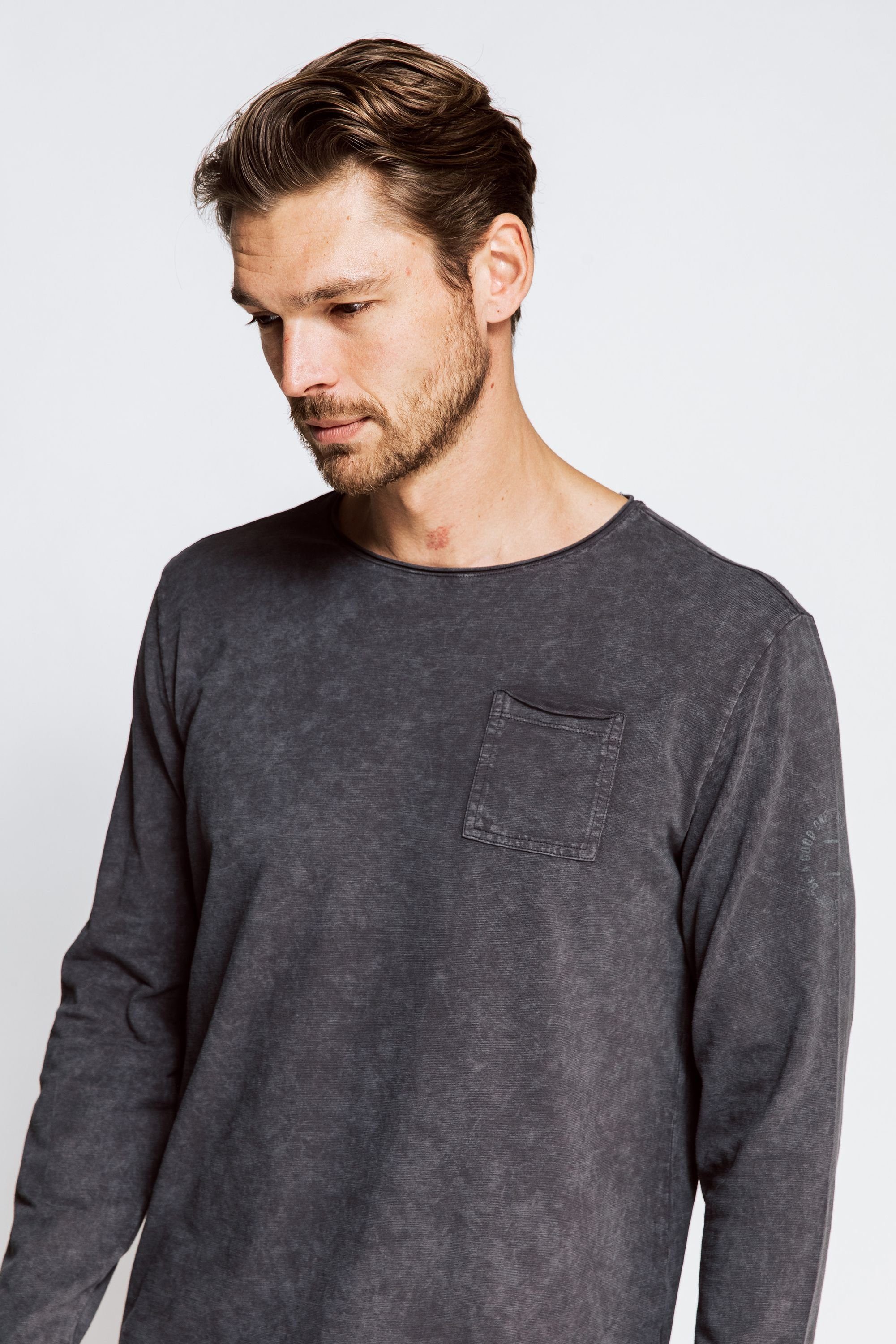 Longsweatshirt Zhrill (0-tlg) Grey Sweatshirt NICO