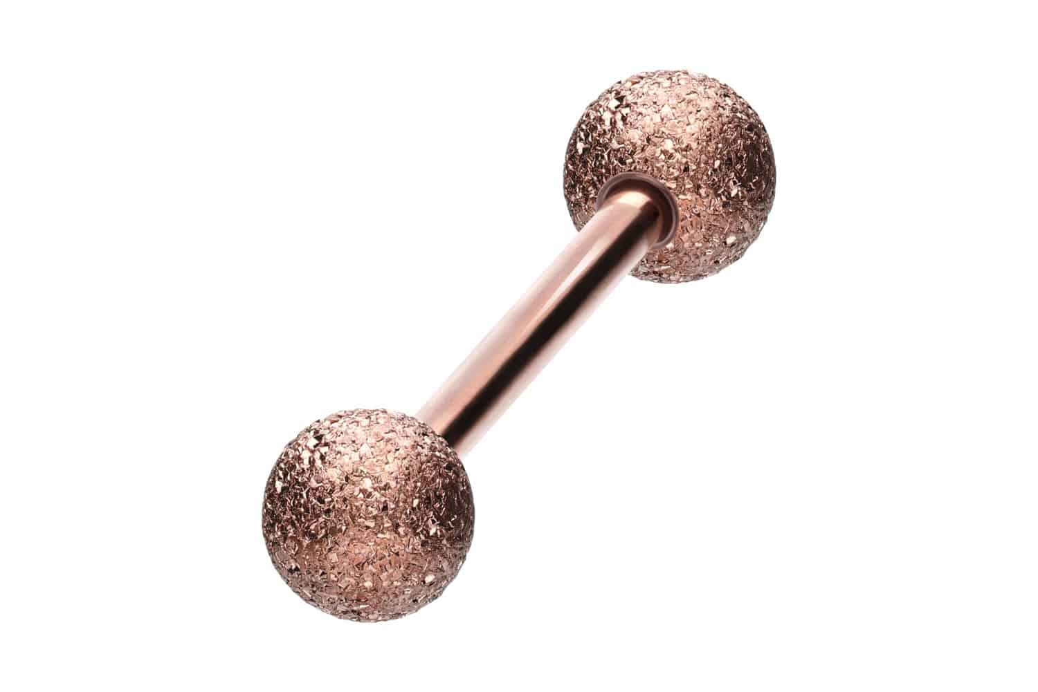 PIERCINGLINE Brustwarzenpiercing Chirurgenstahl Barbell DIAMANTOPTIK (Barbe günstig online kaufen