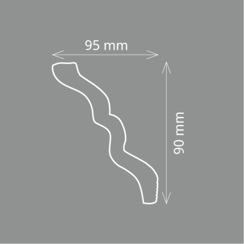 Homestar Zierleiste MT (90 x 90 günstig online kaufen