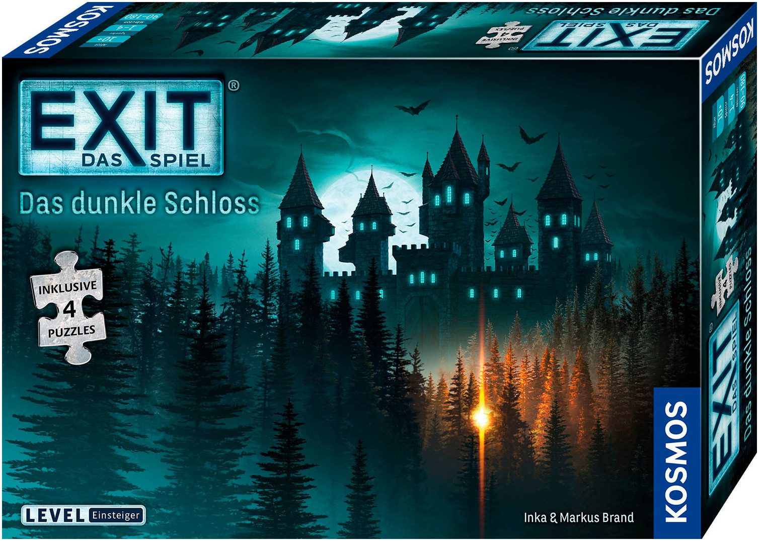 Kosmos Spiel EXIT® Das Spiel + Puzzle Das dunkle Schloss, Strategiespiel, Made in Germany