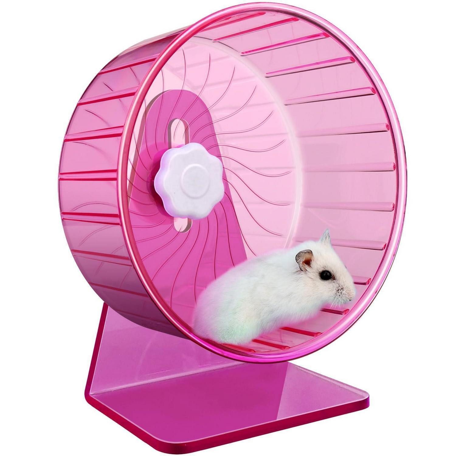 LuxusKollektion Tierlaufrad Hamsterrad Silent Ø 14cm Rosa