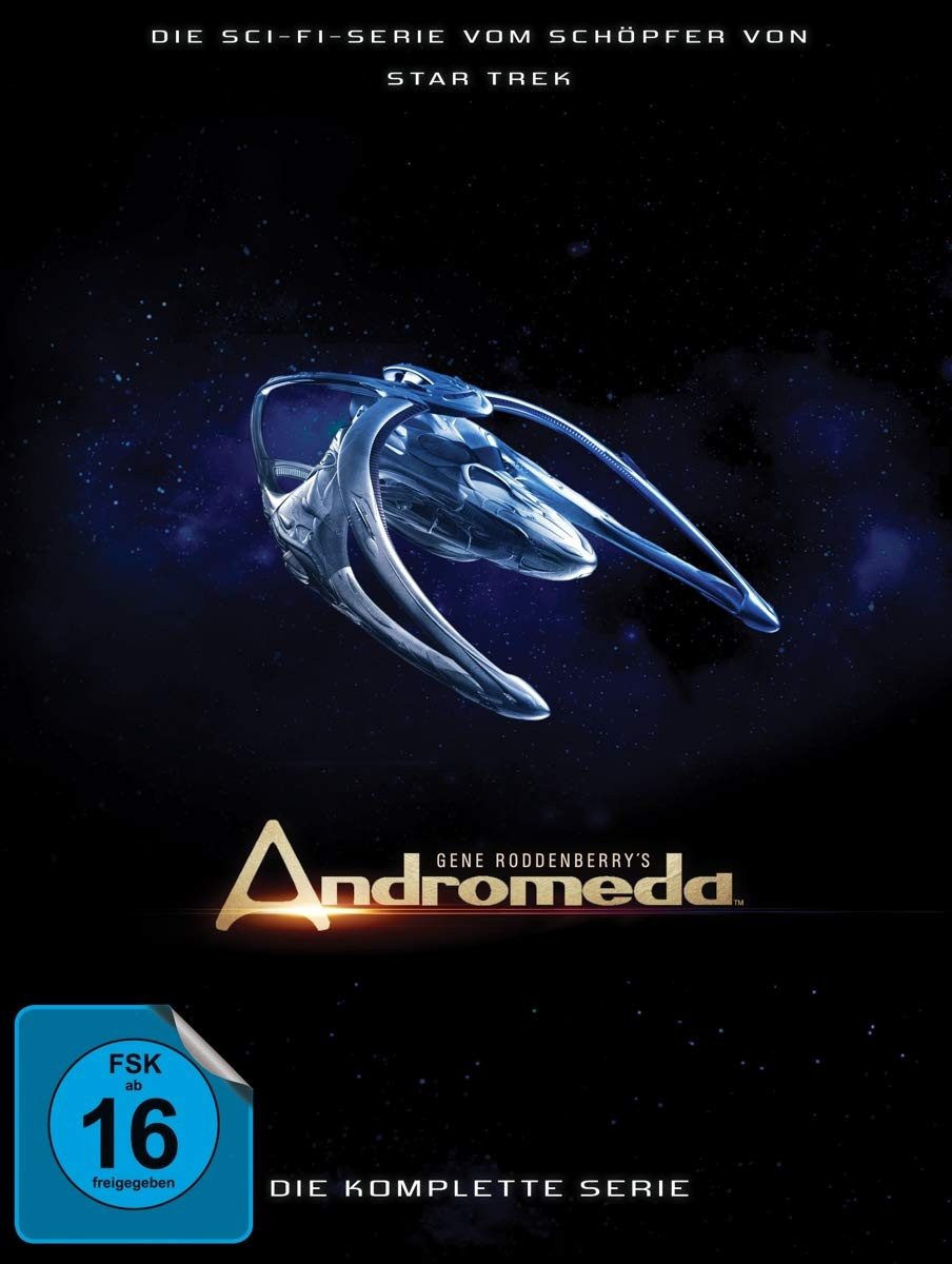Edel DVD Gene Roddenberrys Andromeda - Die komplette Serie, (30-St), Alle 110 Folgen + Extras