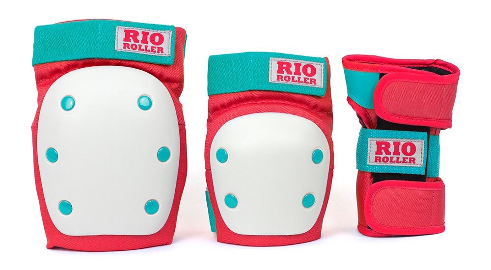 Rio Roller Rollschuhe RIO ROLLER TRIPLE Schonerset red/mint