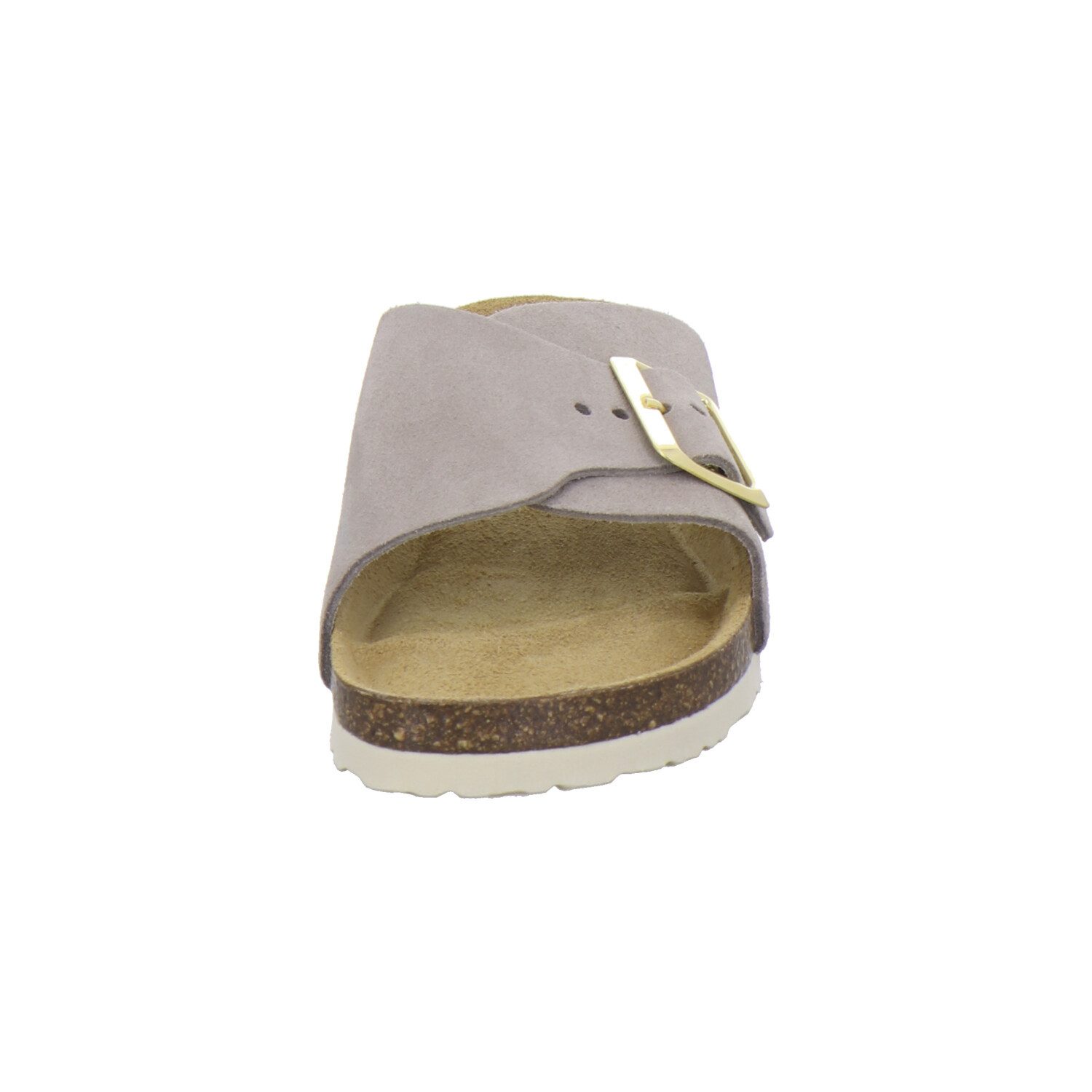 AFS-Schuhe 215074 Sommer Pantolette für Damen mit Fußbett, bequeme Sandalen aus Leder