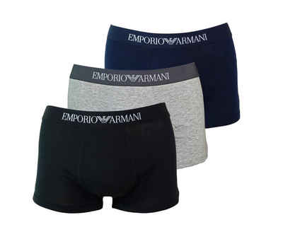 Emporio Armani Boxershorts Boxer mit EA-Logoband (3-St) im 3er Pack