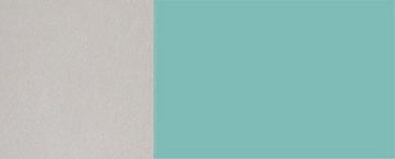 Feldmann-Wohnen Eckhängeschrank Napoli (Hochglanz lackiert, 1-St., Spanplatte mit pflegeleichter Kunststoffoberfläche, MDF) 60cm Front- und Korpusfarbe wählbar grifflos 2-türig
