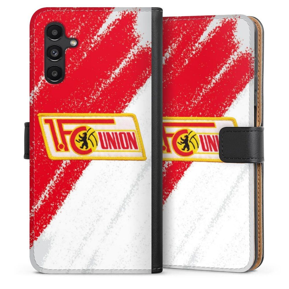 DeinDesign Handyhülle Offizielles Lizenzprodukt 1. FC Union Berlin Logo, Samsung Galaxy A13 5G Hülle Handy Flip Case Wallet Cover