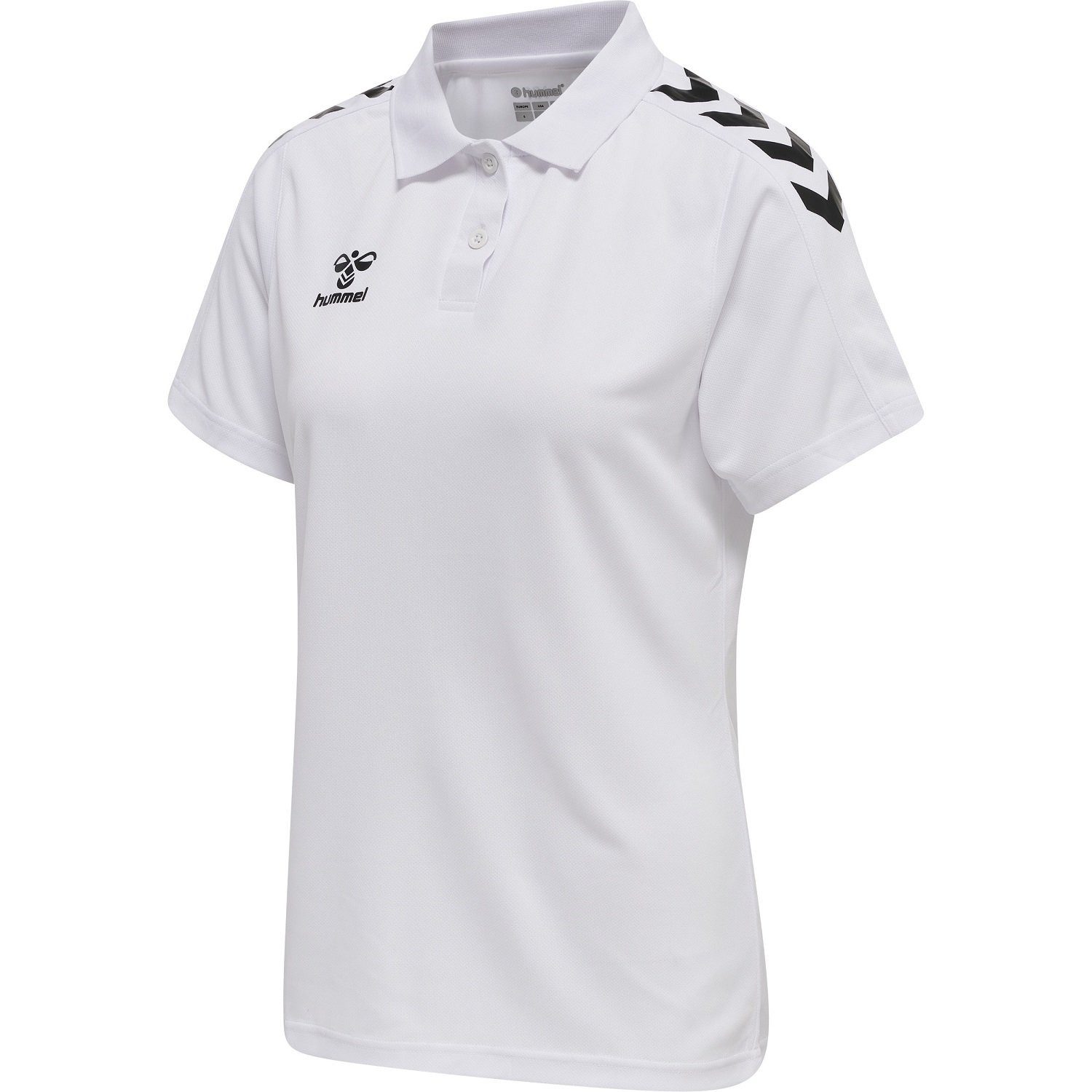 Poloshirt hmlCORE XK Functional (Polyester-Piquel) Kurzarm weiss Damen