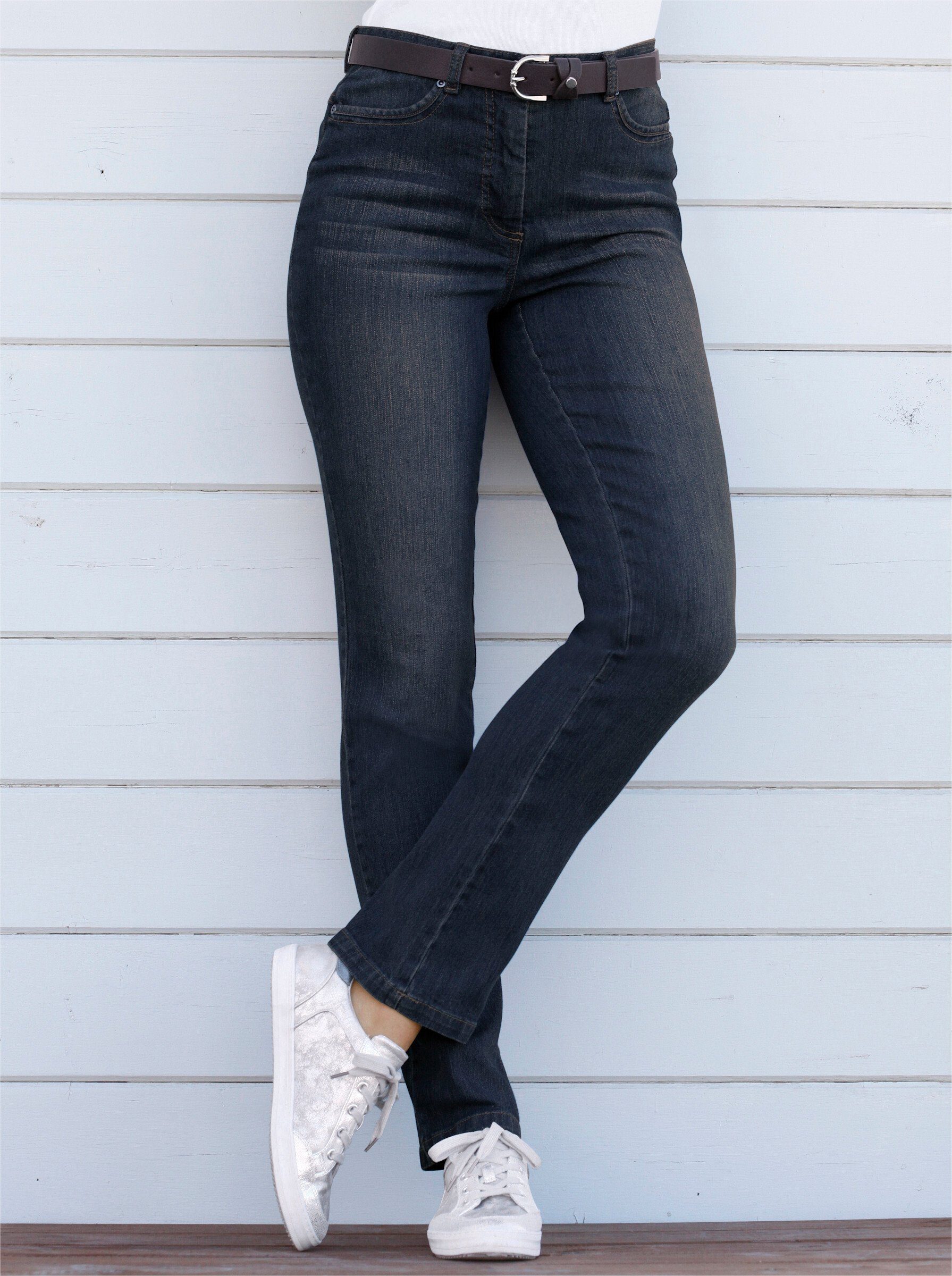 Witt Bequeme Jeans Jeans leicht vertieft
