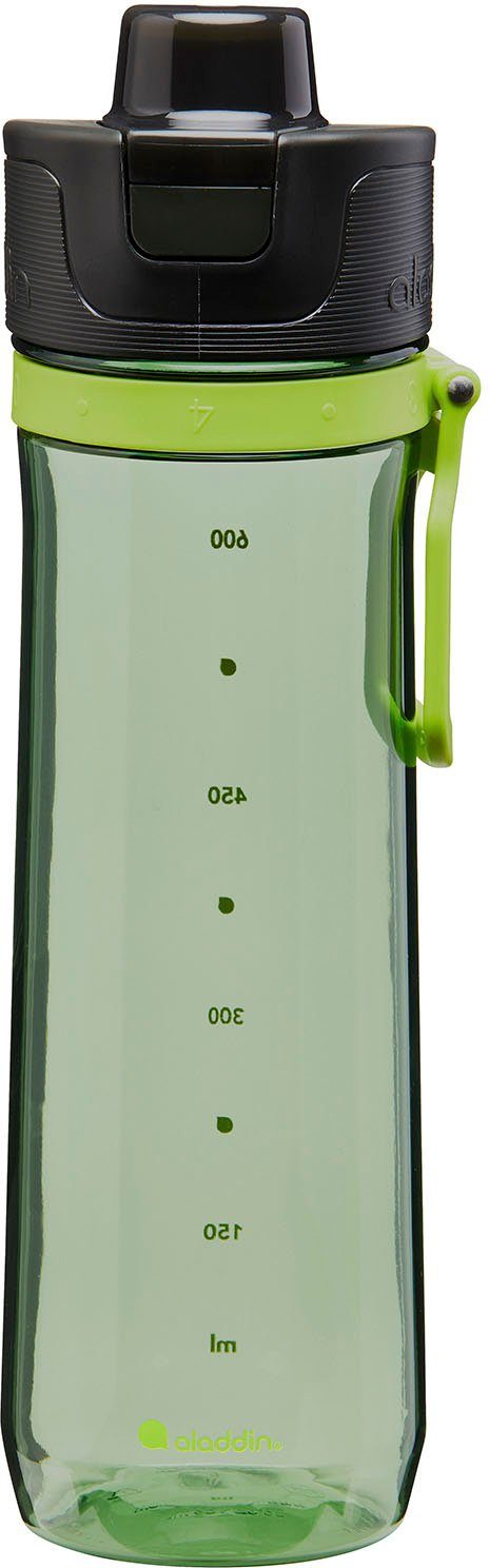 aladdin Liter Tracker, grün Sports auslaufsicher, Kunststoff, 0,8 Trinkflasche