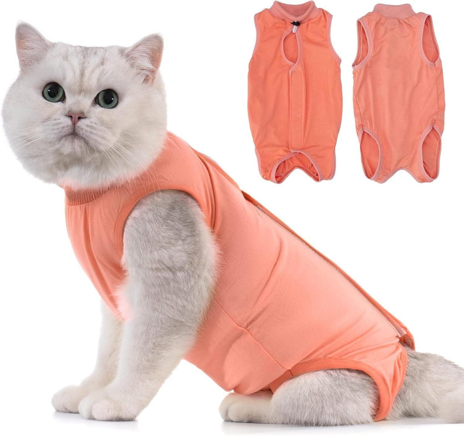 Schutzkragen Katzenbody Recovery Suit Kastration Spay Entwöhnung