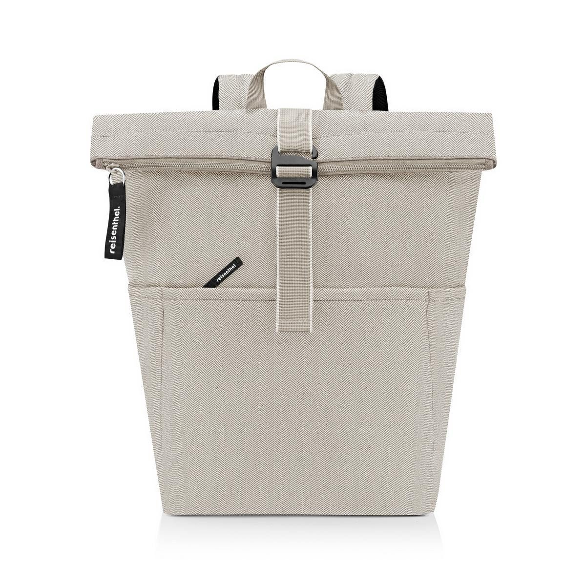 REISENTHEL® Rucksack rolltop backpack herringbone sand, rolltop backpack günstig online kaufen