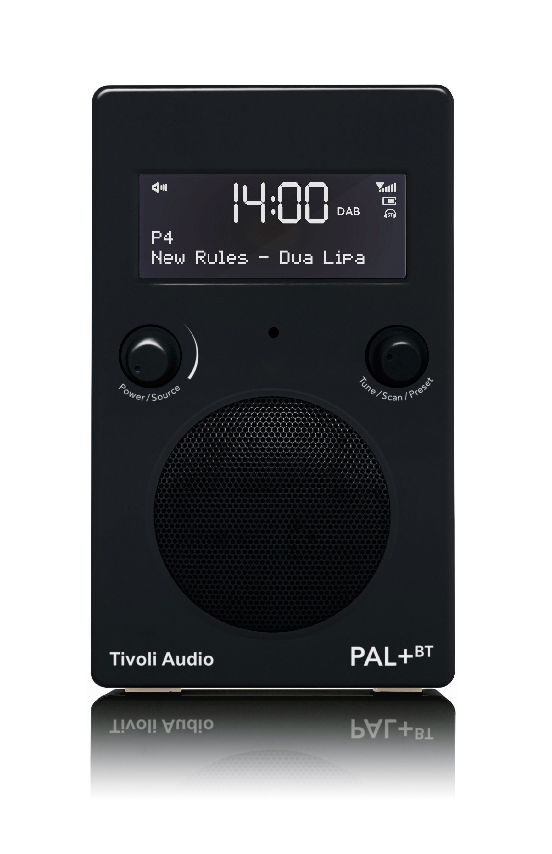 Tivoli Audio PAL+ BT Digitalradio (DAB) (Digitalradio (DAB), FM-Tuner, Küchen-Radio, tragbar, wasserabweisendes Gehäuse, Bluetooth) Schwarz | Digitalradios (DAB+)