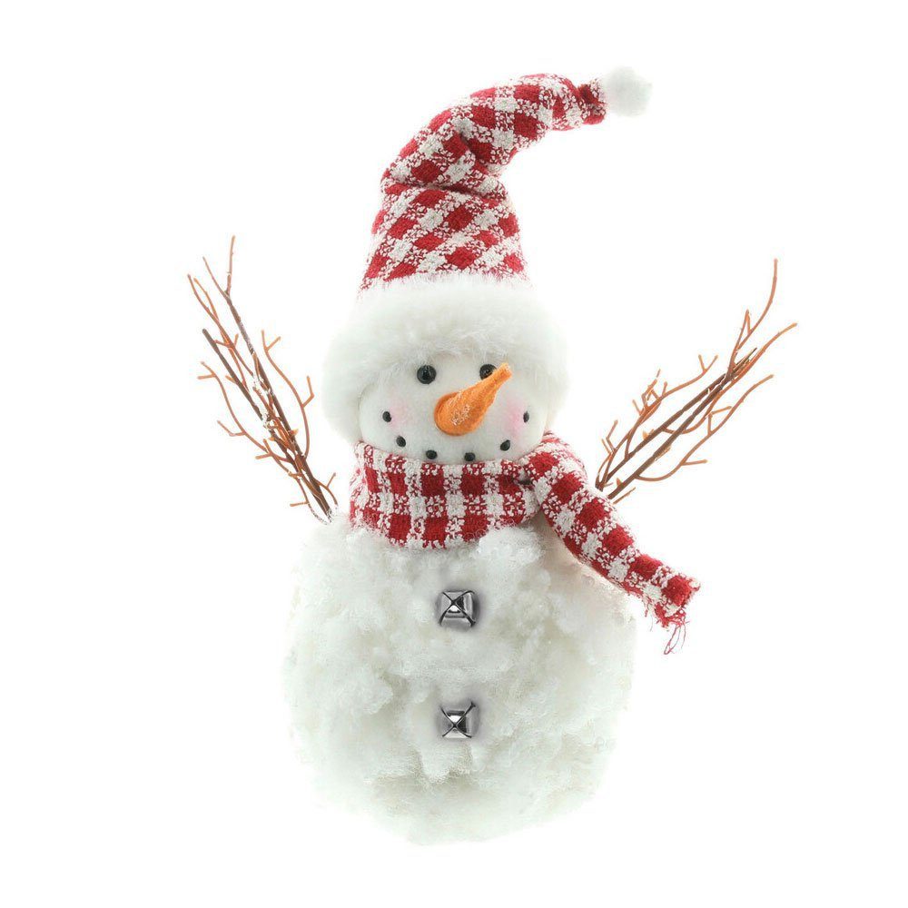 Home-trends24.de Weihnachtsfigur Schneemann Figur Weihnachtsfigur Dekofigur Winter Deko Höhe 33