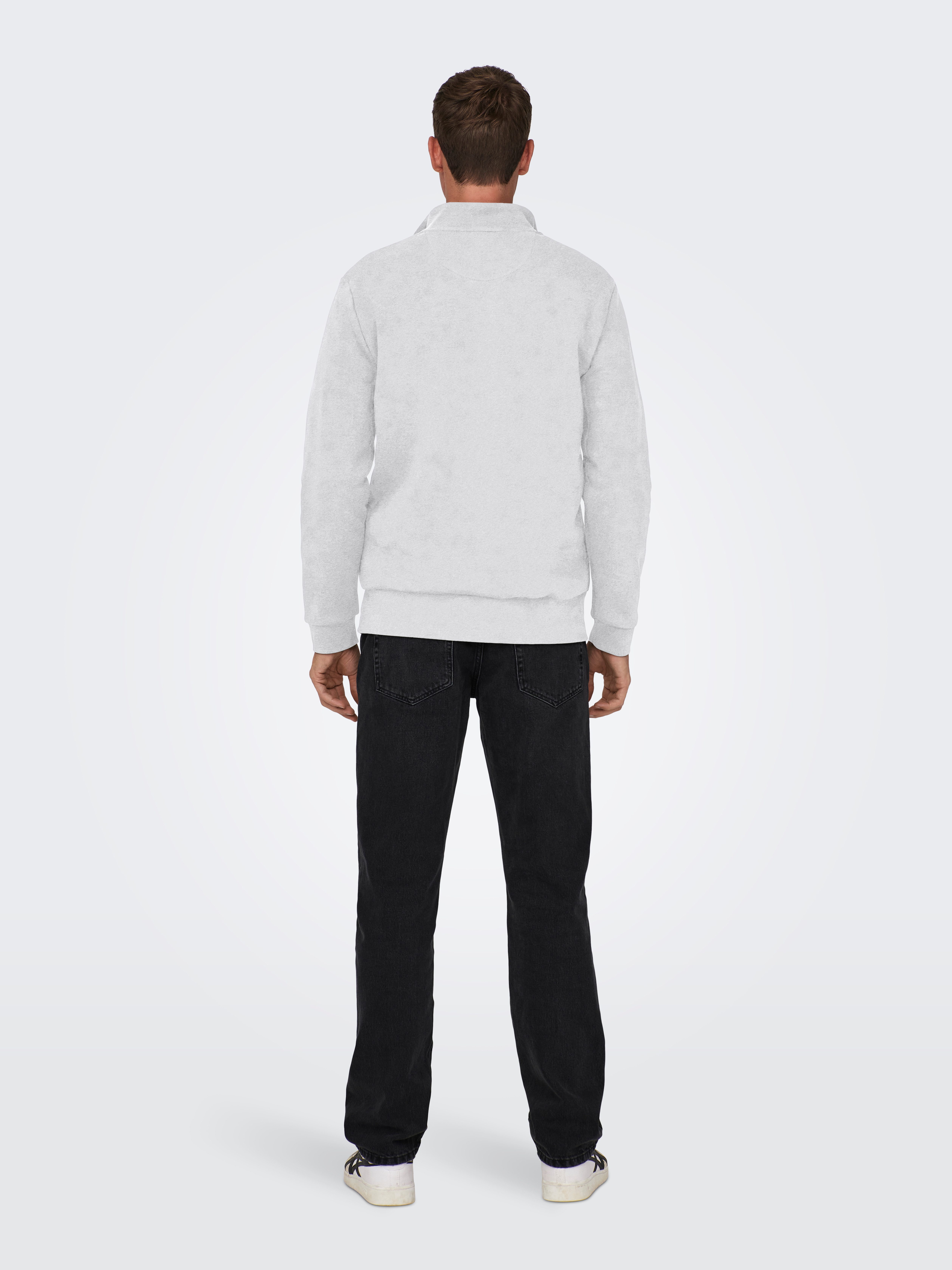 ONLY & SONS Sweatshirt ONSCERES HALF ZIP SWEAT Baumwollmischung, regular fit