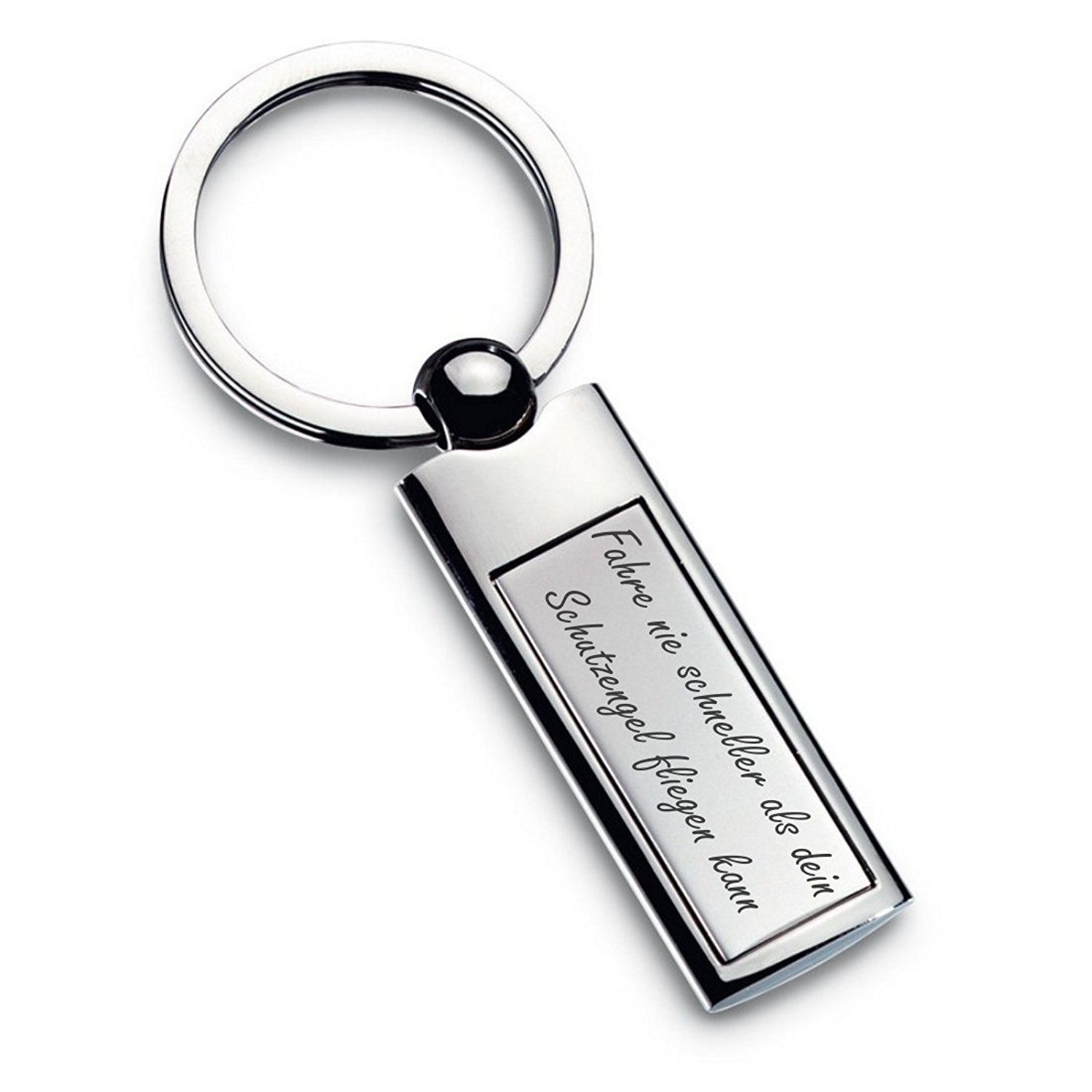 Lieblingsmensch Schlüsselanhänger Dein Schutzengel - ein tolles Geschenk und Glücksbringer (Schlüsselanhänger mit Gravur, inklusive Schlüsselring), Robuste und filigrane Lasergravur