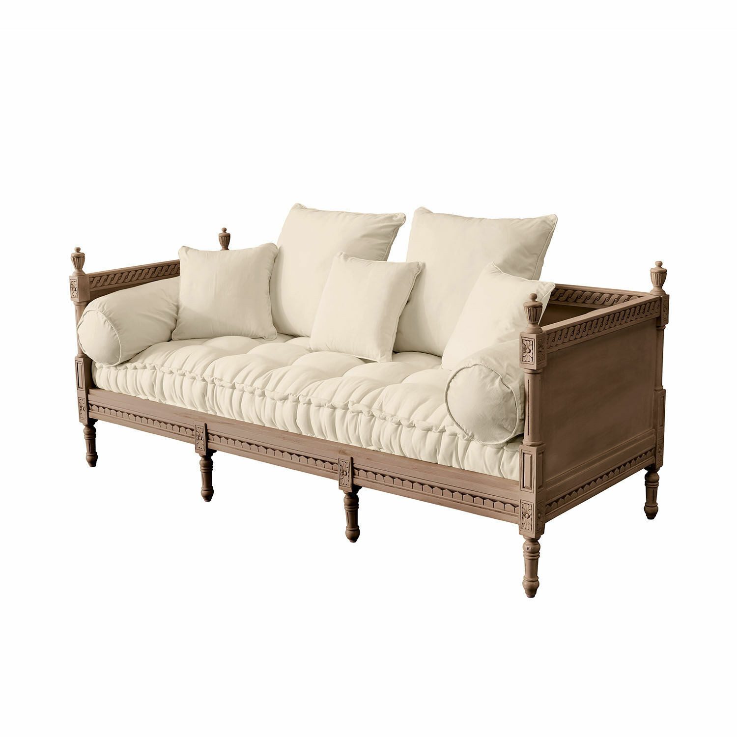Mirabeau Sofa Sofa Douville antikbraun/creme günstig online kaufen