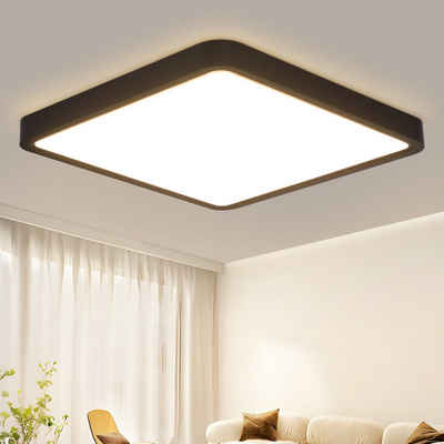 Nettlife LED Deckenleuchte Badezimmer Flach 23cm Deckenbeleuchtung IP44 23 W, Wasserdicht, LED fest integriert, Warmeweiß, für Schlafzimmer Kinderzimmer Flur