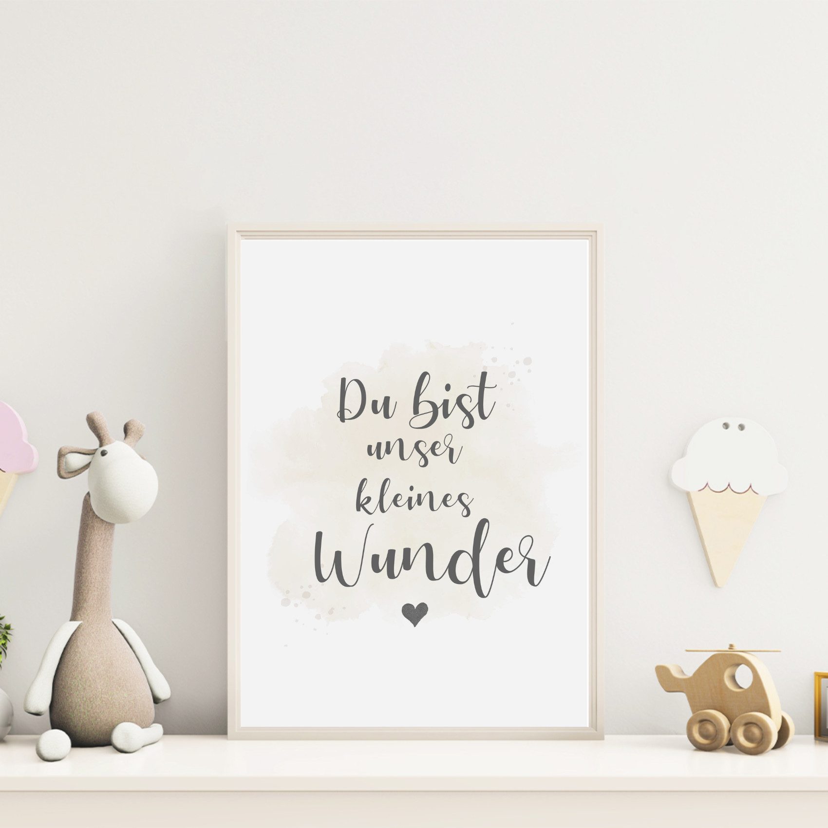 MeinBaby123® Poster Bilder Kinderzimmer, Poster Kinderzimmer Deko, Babyzimmer Deko, Spruch Wandbilder – Bild 3 von 5