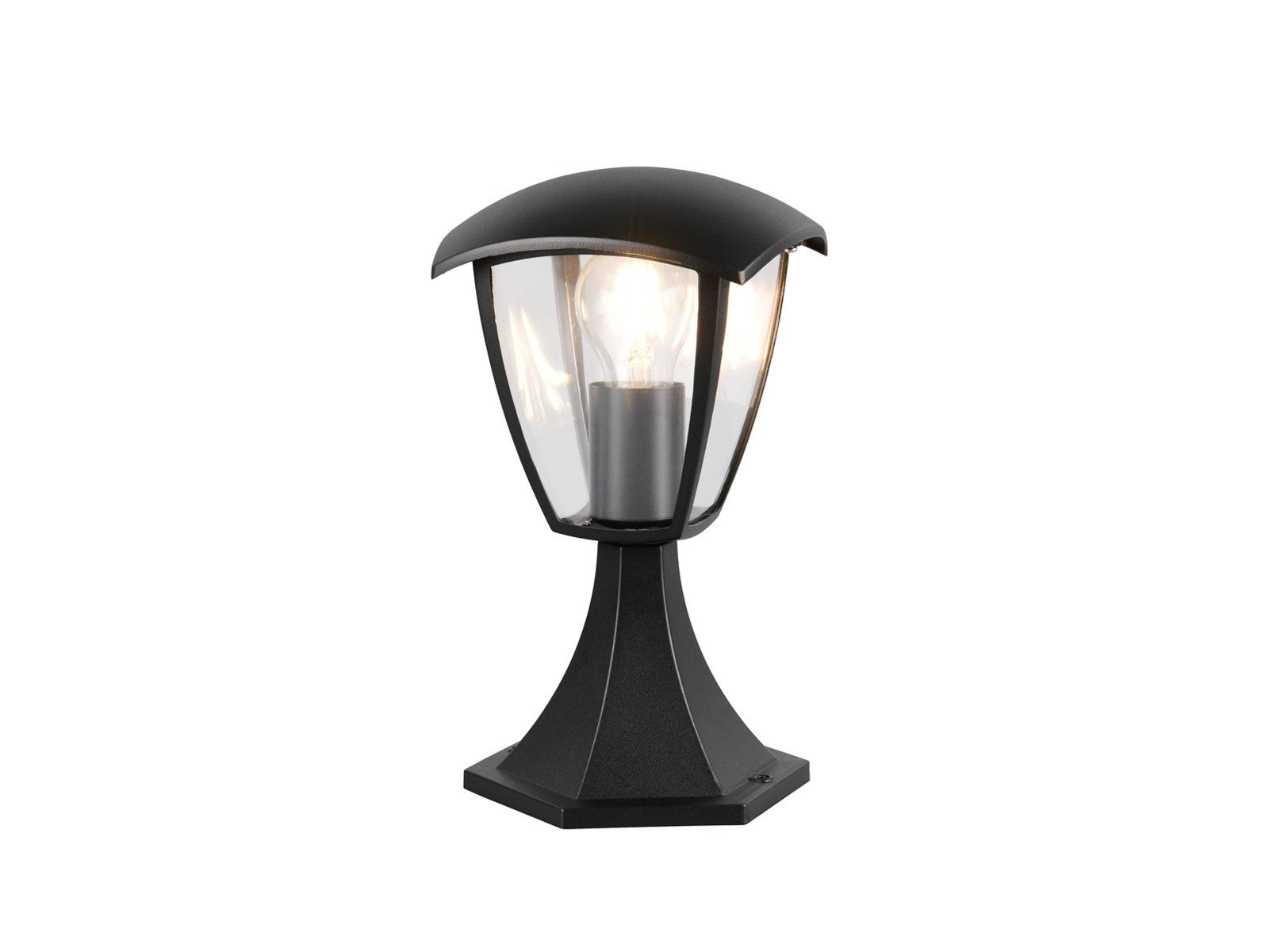 TRIO Leuchten LED Sockelleuchte, LED wechselbar, warmweiß, Wegbeleuchtung Garten-beleuchtung mit Strom aus Aluminium, Höhe 30cm