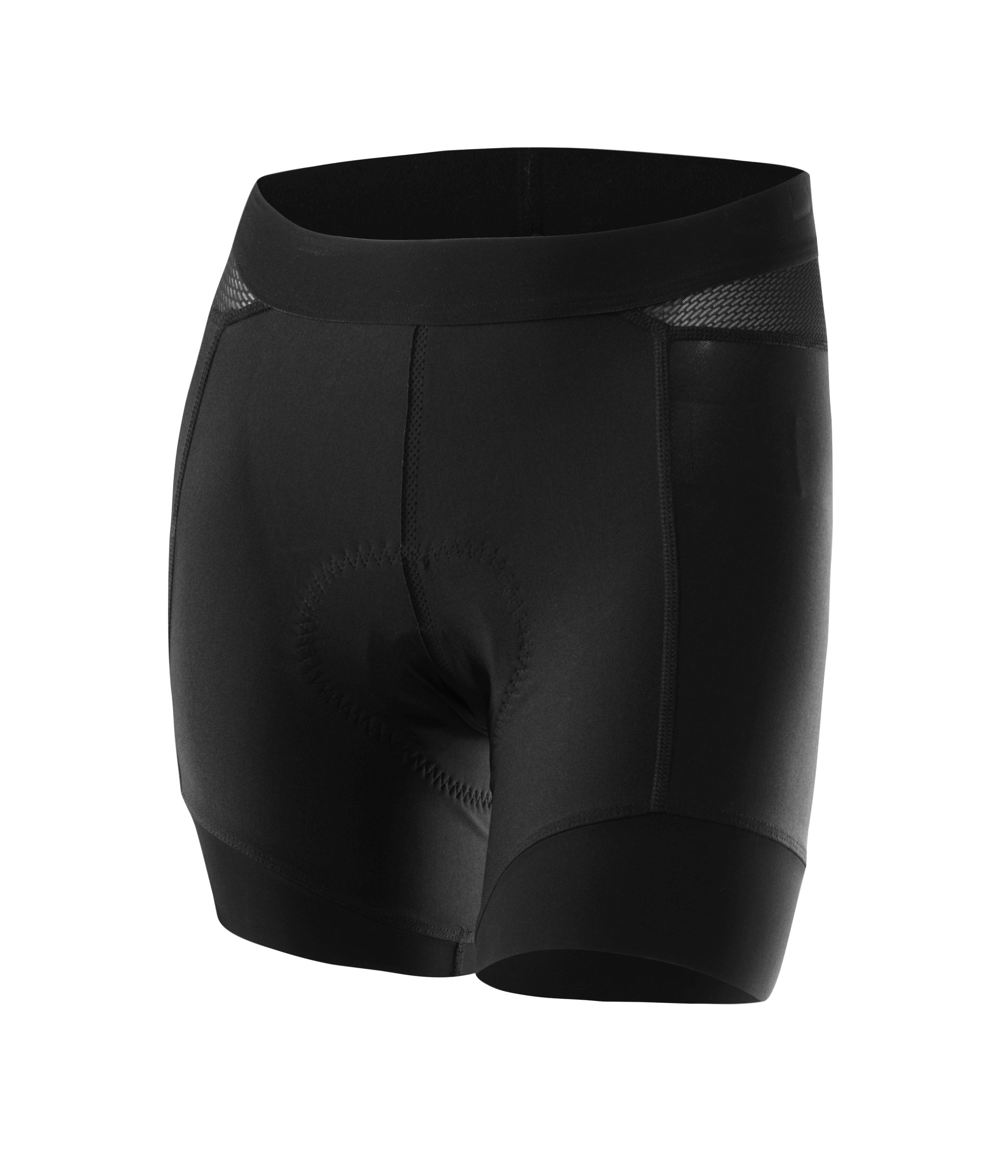 Fahrradhose Cycling Light Hotbond Short (enganliegend, nahtlos) kurz schwarz Damen