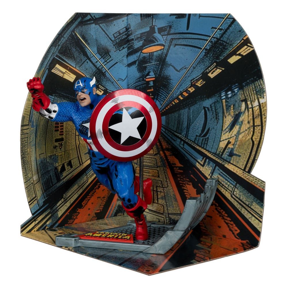 McFarlane Toys Merchandise-Figur Marvel Collection 1/10 Captain America (Captain America #100) 12 cm