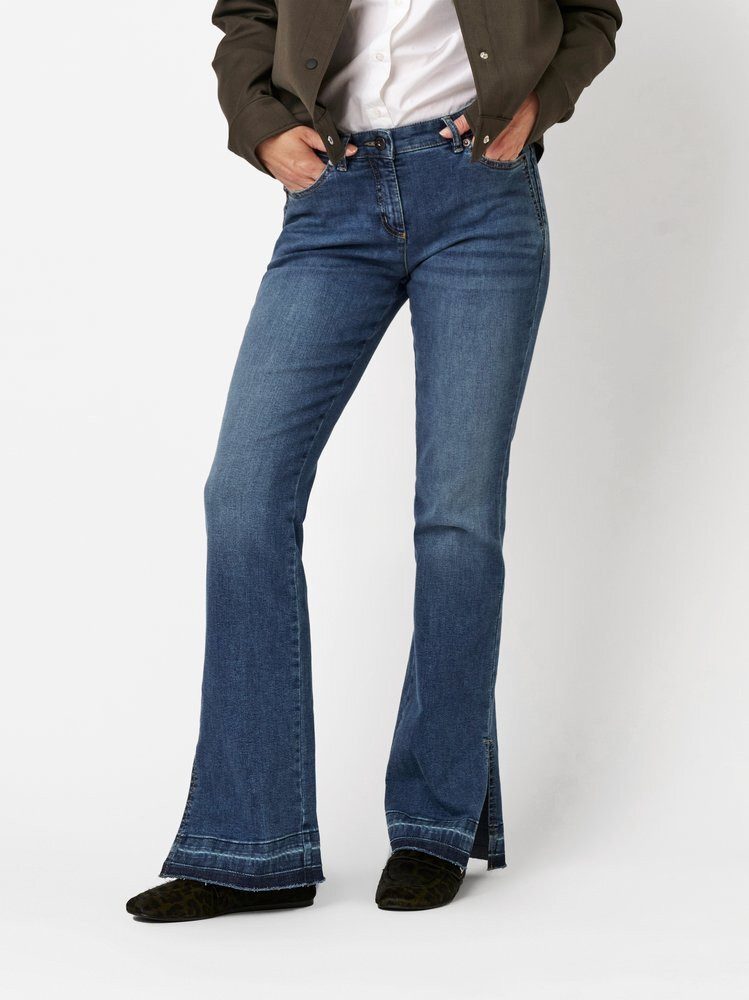 TONI Bootcut-Jeans Perfect Shape mit offenen Säumen günstig online kaufen