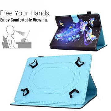Wigento Tablet-Hülle Für Lenovo Tab Smart Paper 10.1 Zoll Universell Motiv 1 Tablet Tasche