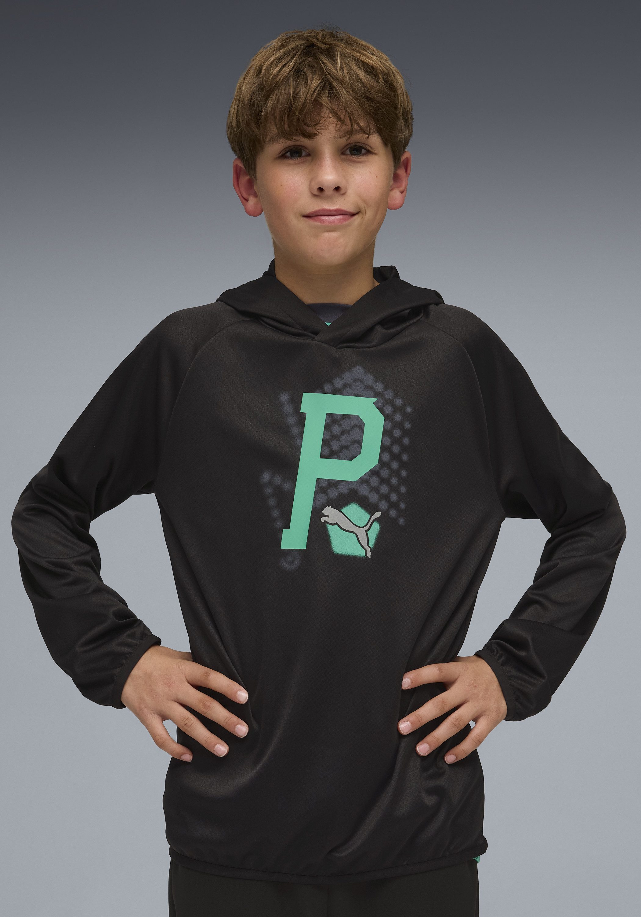 Kapuzensweatshirt ACTIVE SPORTS LIGHTWEIGHT POLY HOODIE B