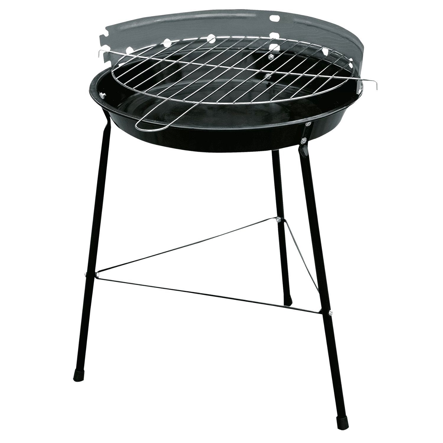 Master Grill & Party Holzkohlegrill MG930, Ø 32,5 x 43 cm