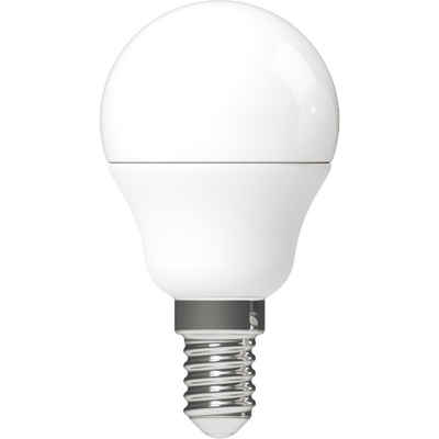 LED's light LED-Leuchtmittel 0620110 LED Kugel, E14, E14 dimmbar 5,5W Dim2warm Opal G45