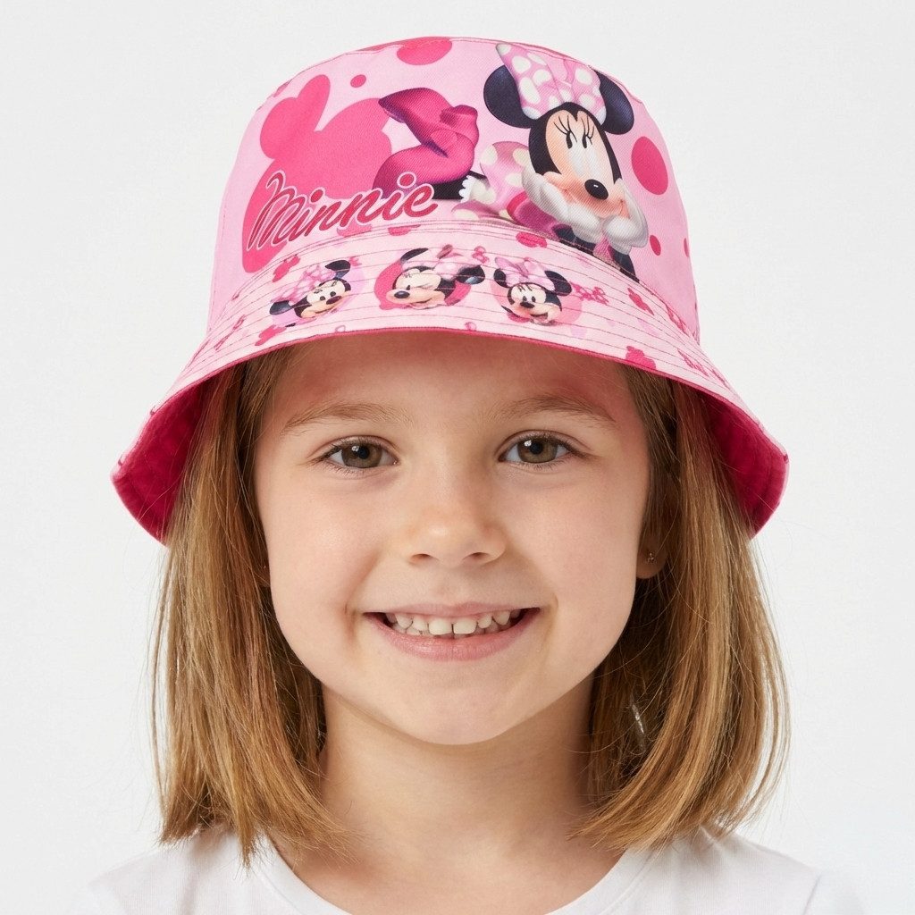 Disney Fischerhut Disney Minnie Maus Kinder Fischermütze Fischerhut Sommerhut Gr. 54