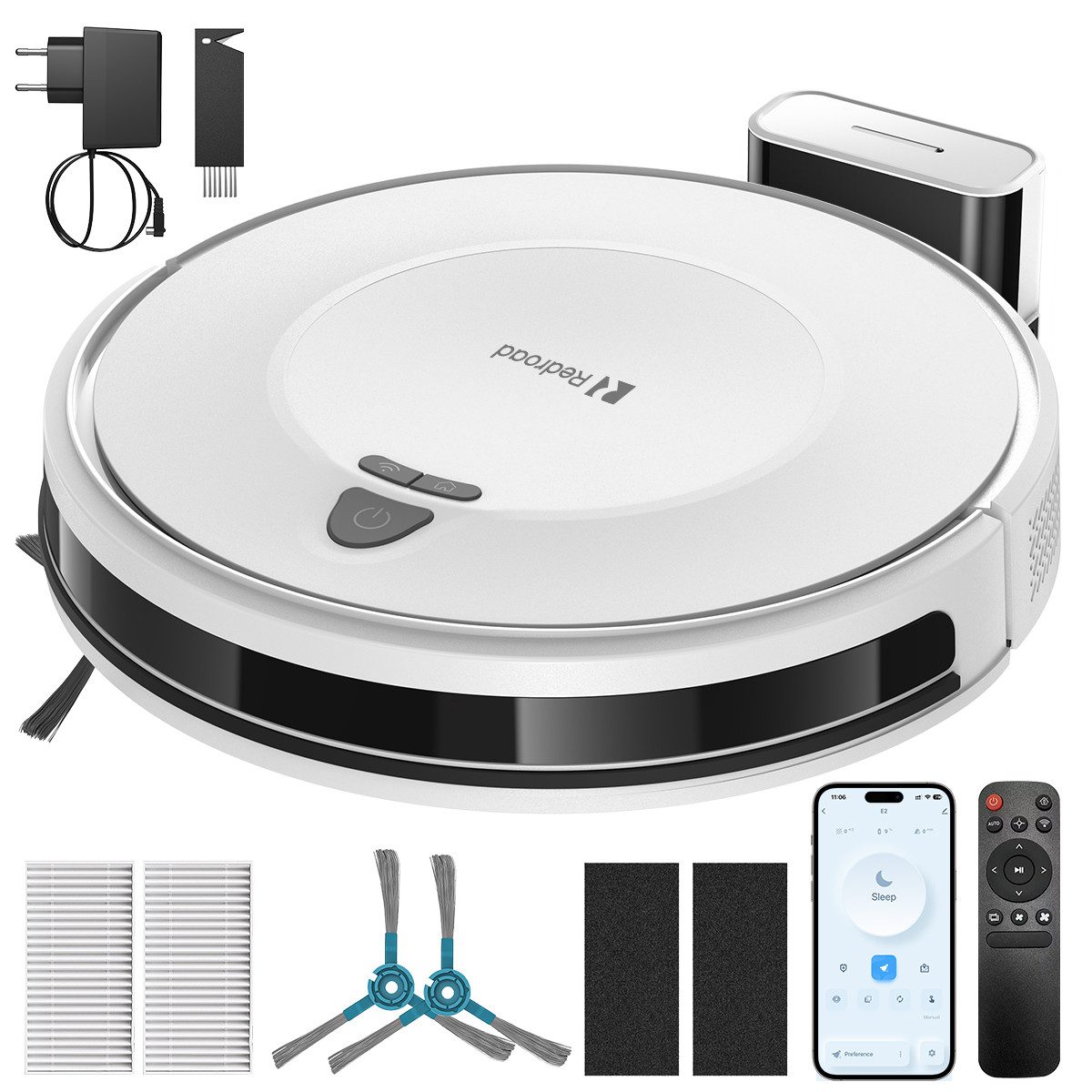 redroad 10000Pa Saugroboter