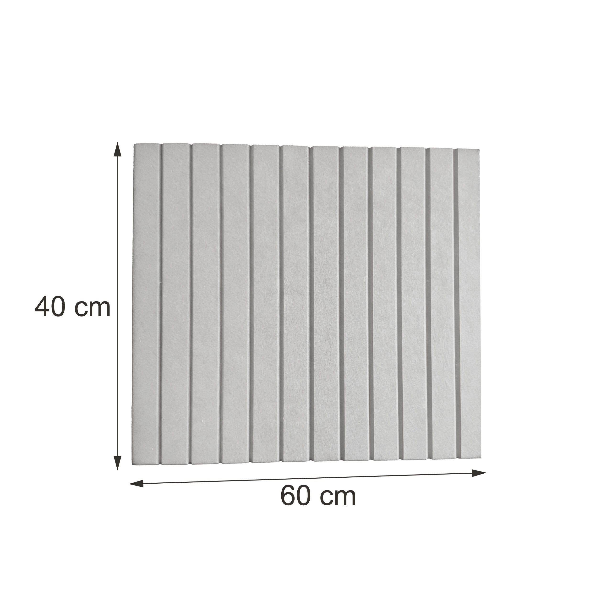 relaxdays Pinnwand Selbstklebendes Filzpinnwand Set, (2-tlg), Hellgrau, 60 x 40 cm – Bild 4 von 5