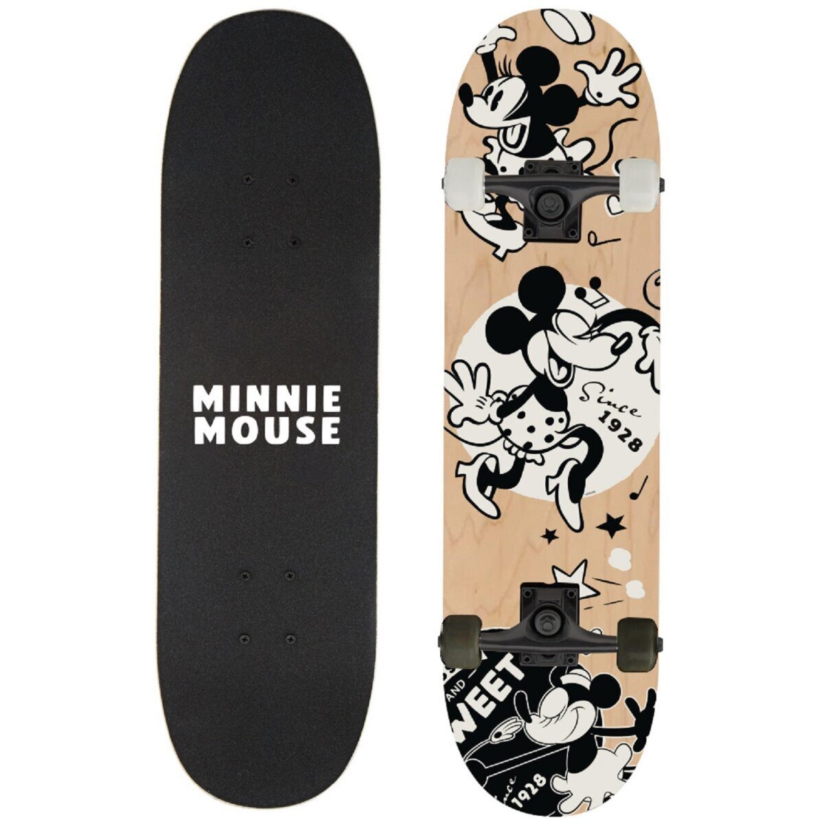 Disney Skateboard Minnie Mouse Skateboard – Sicherer Fahrspaß für Kinder (79x20x12cm)