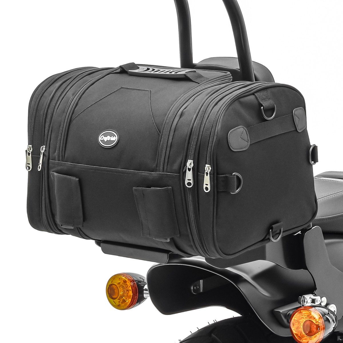 Reisetasche Hecktasche Gepäckrolle für Chopper Cruiser Custom Bikes # RB1 24-30l