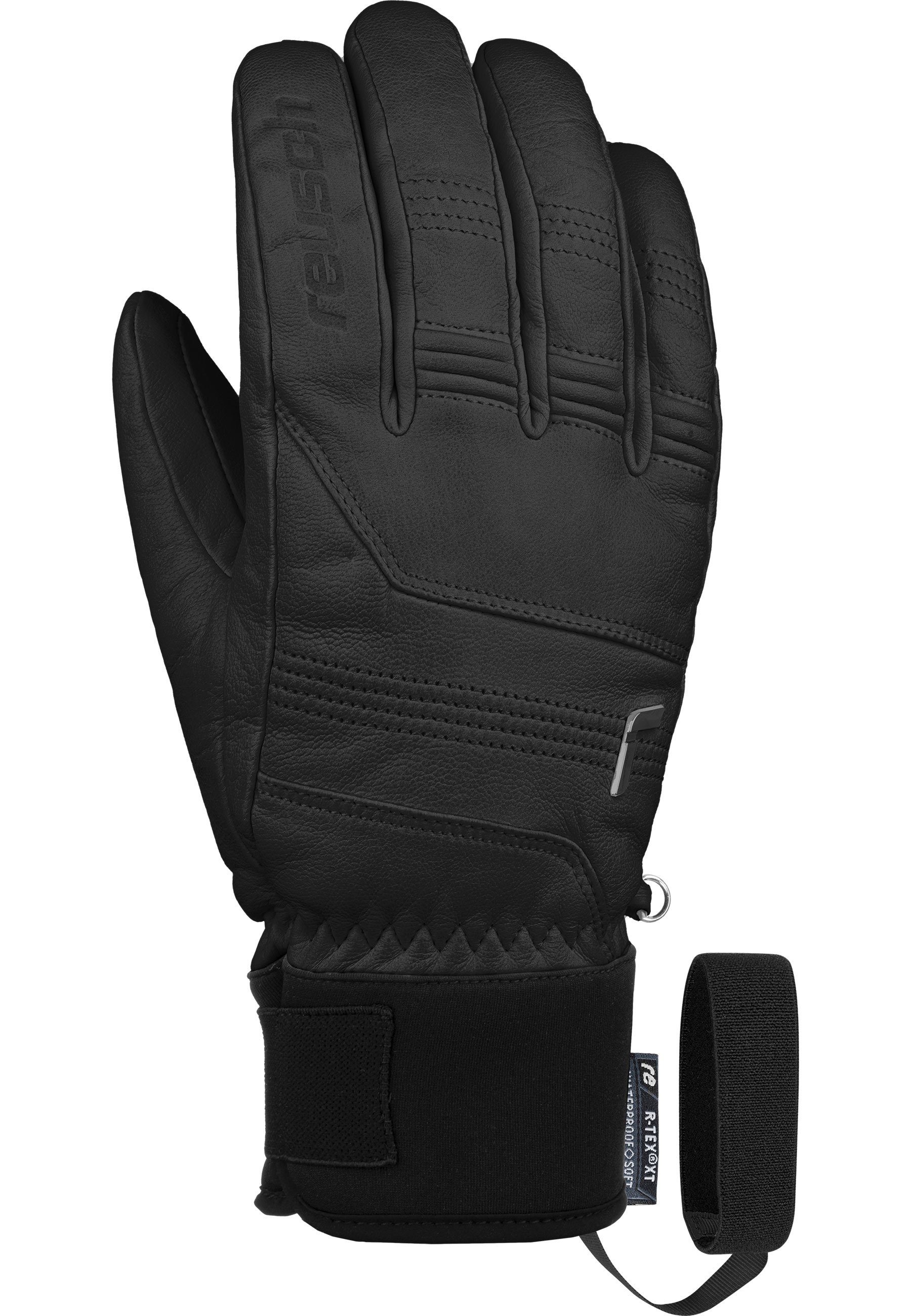 Reusch Skihandschuhe wasserdichtem schwarz aus XT atmungsaktivem und Highland Material R-TEX®