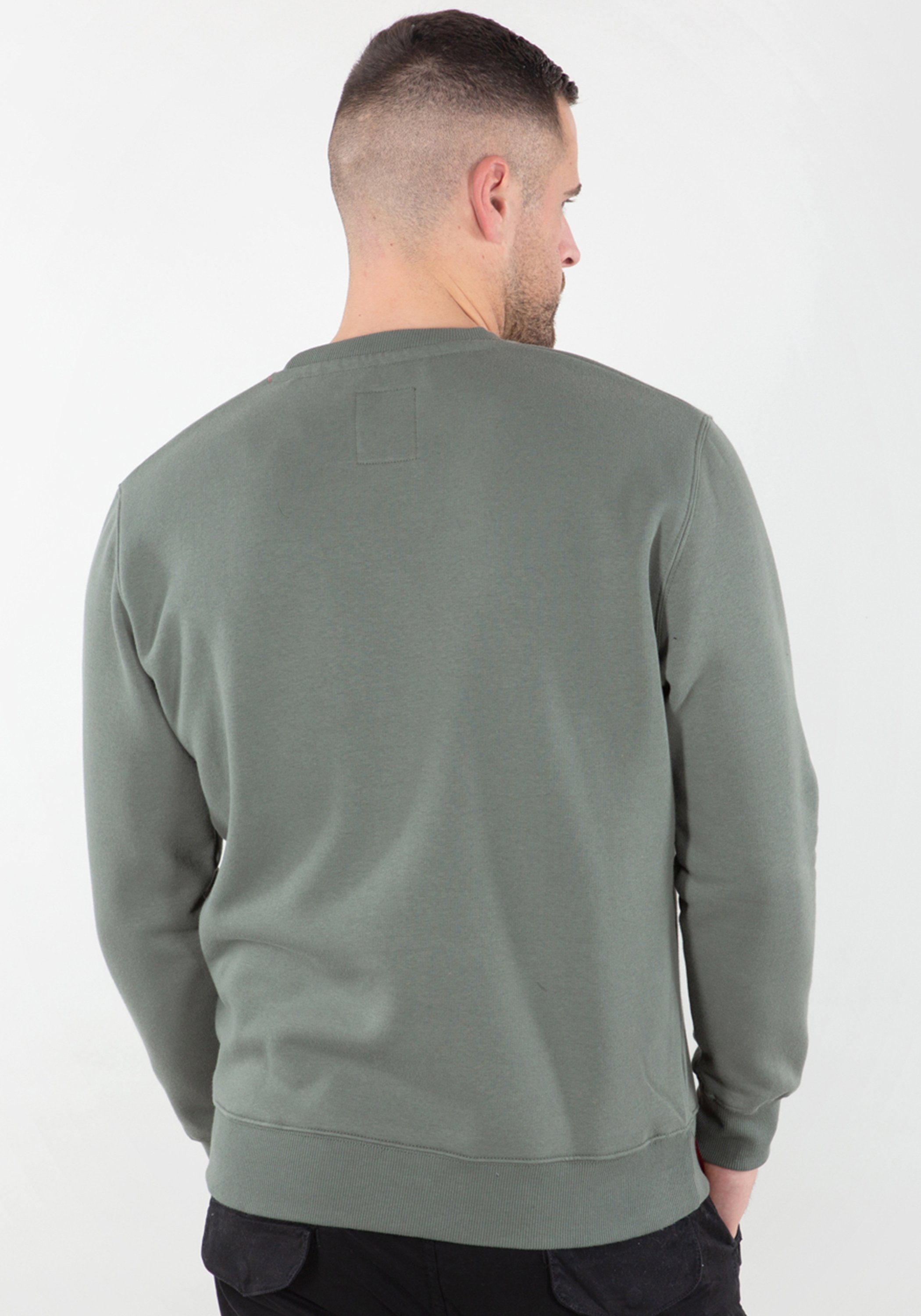 Alpha Industries Sweater Alpha Industries Basic Sweatshirts Sweater Men green vintage 