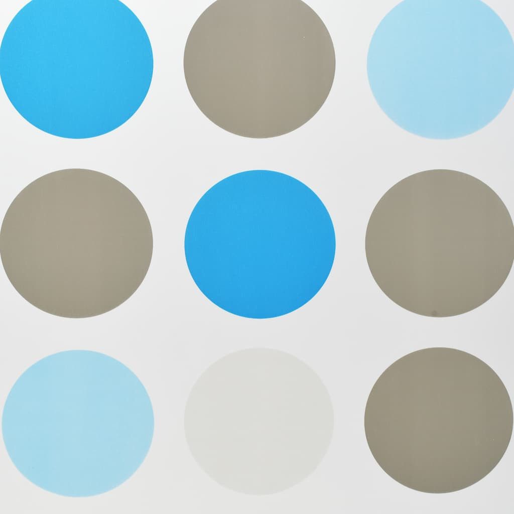 vidaXL, Duschrollo 100 x 240 cm Kreismuster