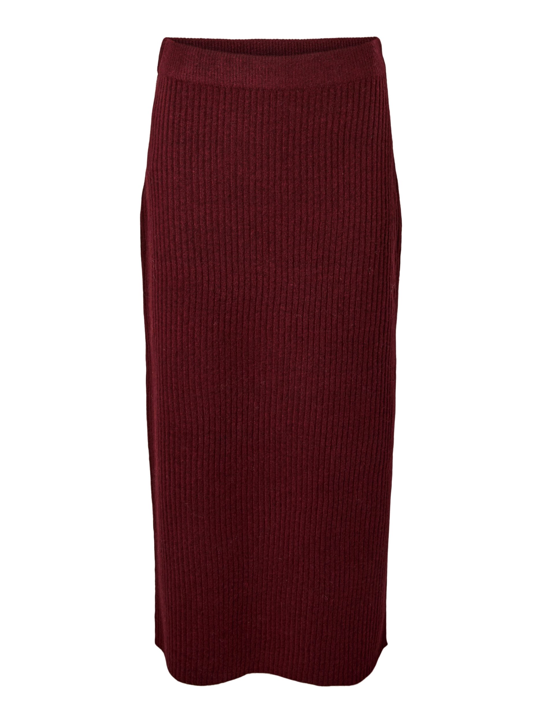 pieces A-Linien-Rock PCAVA ANK PENCIL KNIT SKIRT, Winetasting