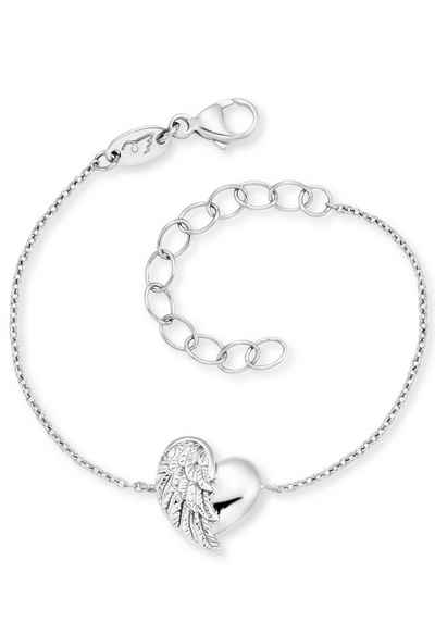 Herzengel Armband Schmuck Geschenk, Armkette, Herzflügel, HEB-HEARTWING, HEB-HEARTWING-G