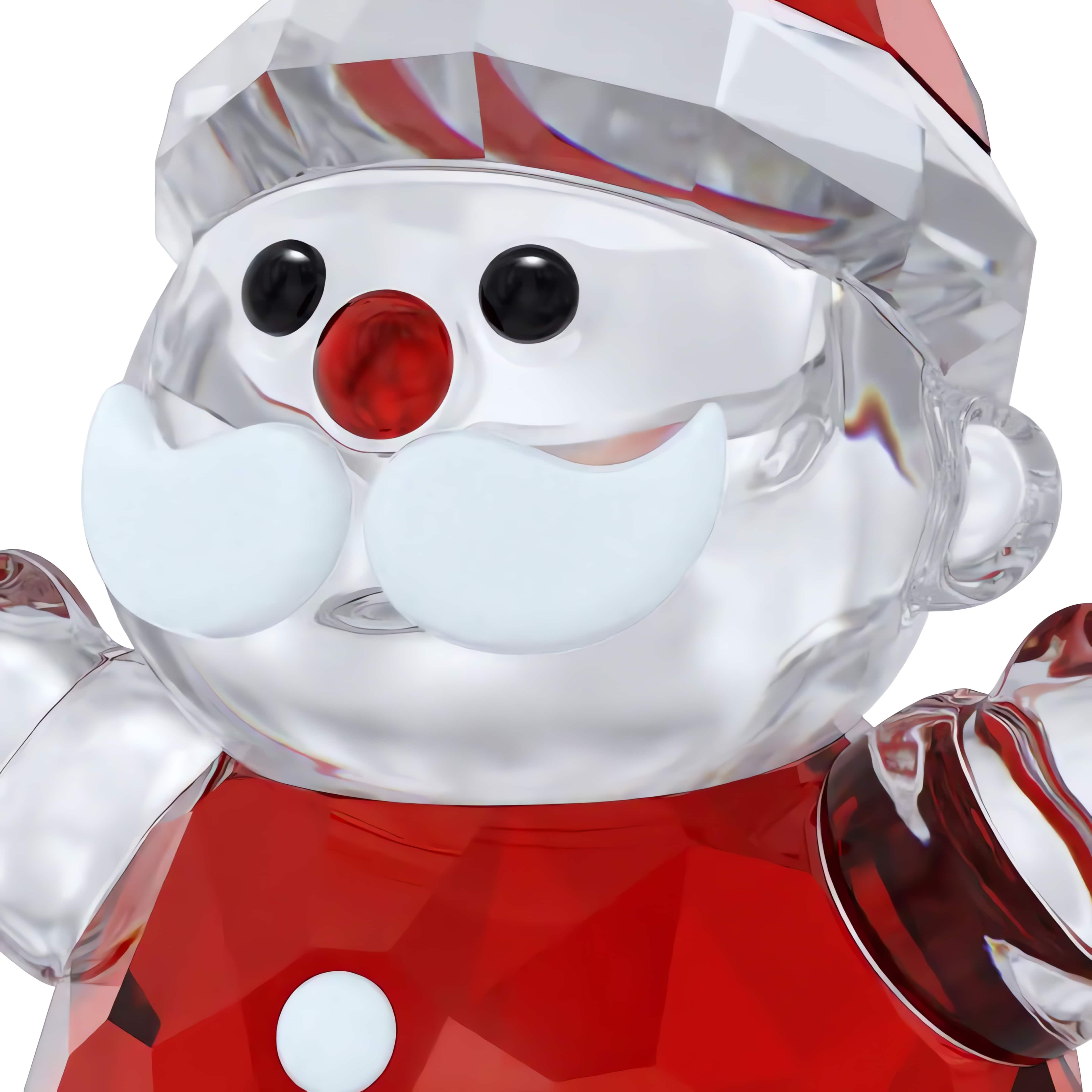 Swarovski Weihnachtsmann Kristallfigur Sammelfigur Dekofigur ROCKING SANTA (1 St), Swarovski® Kristall