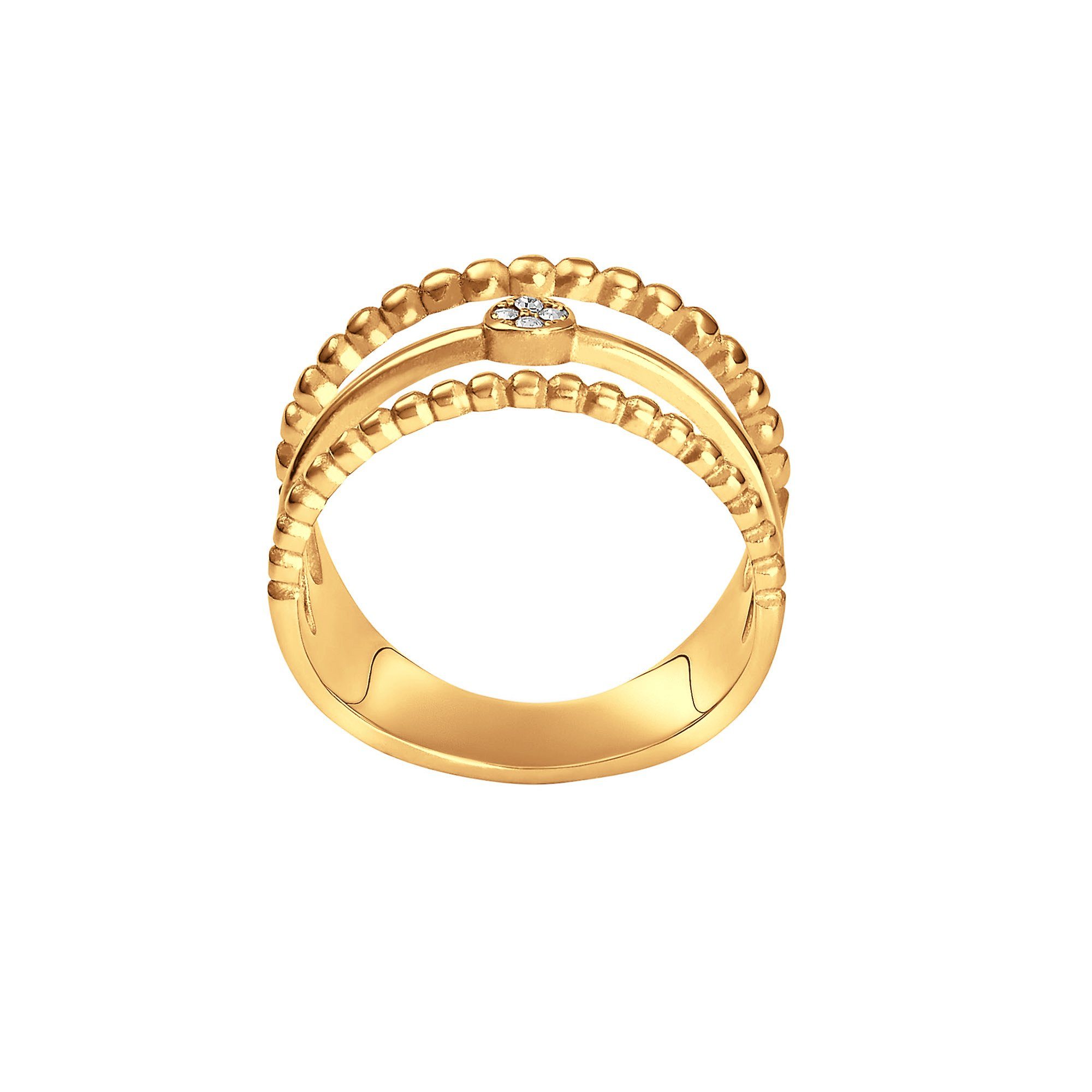 Heideman Fingerring Unda 1-tlg., inkl. Geschenkverpackung), goldfarben Stapelring Ringset (Ring