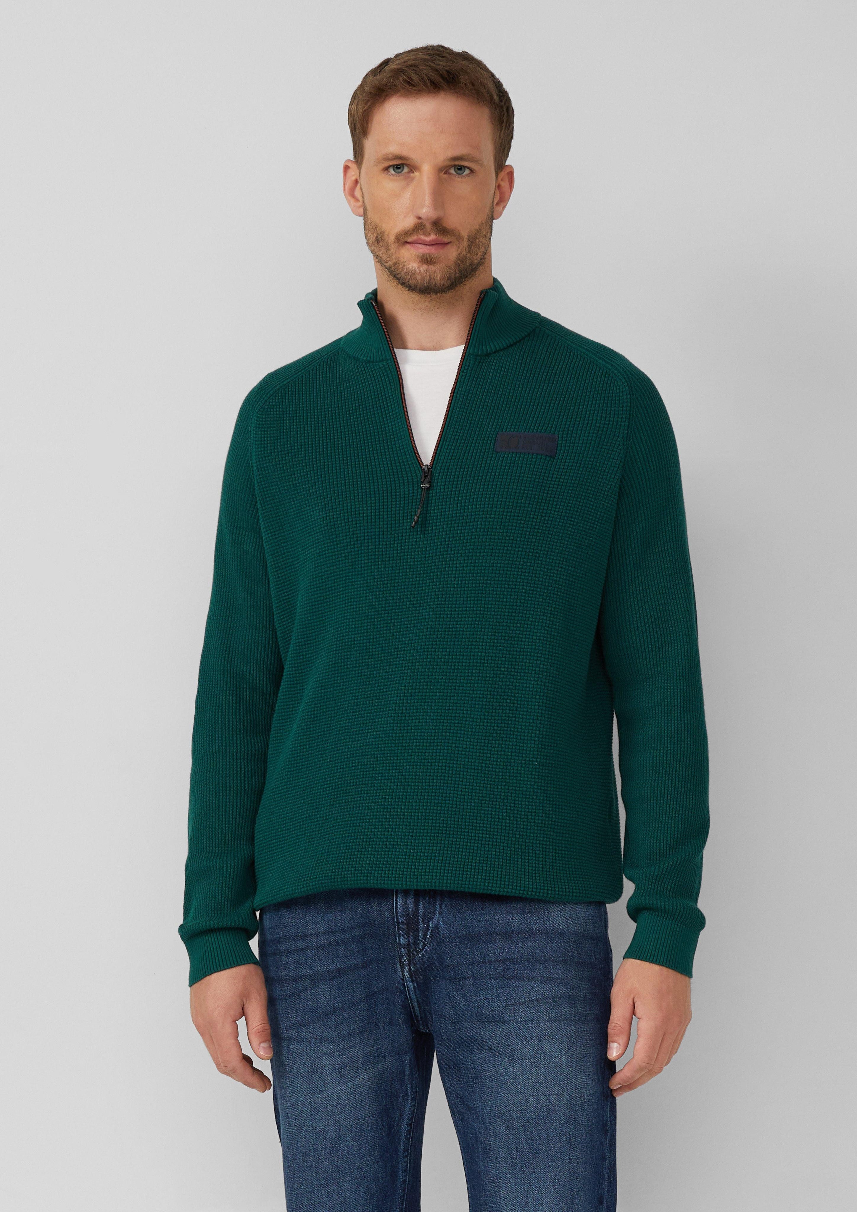 s.Oliver Strickpullover Pullover aus Strukturstrick mit günstig online kaufen