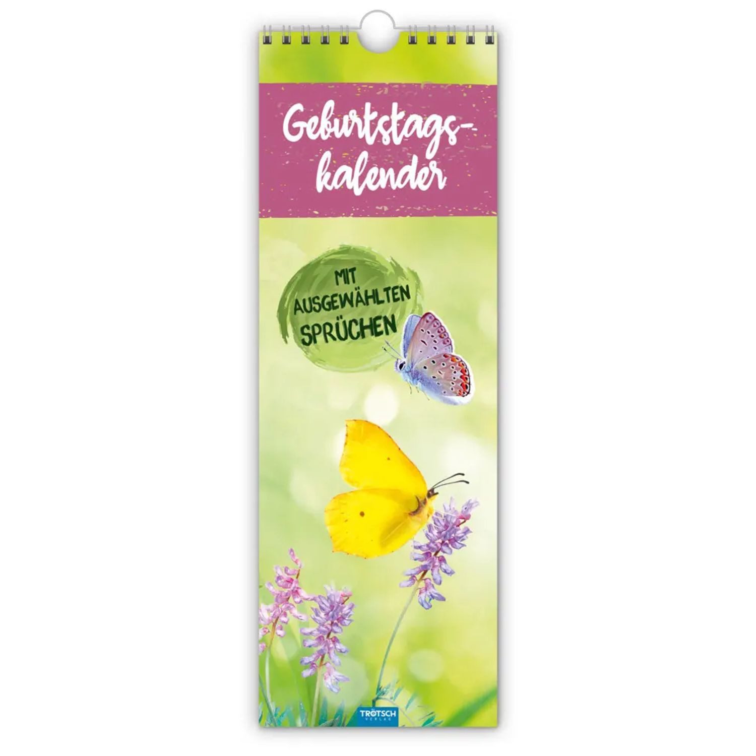 Trötsch Verlag Wandkalender Trötsch Wandkalender Geburtstagskalender mit ausgewählten Sprüchen