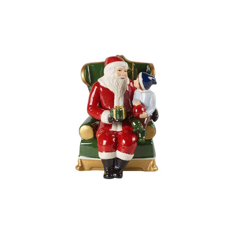 Villeroy & Boch Dekofigur Christmas Toys Santa auf Sessel (1 St)