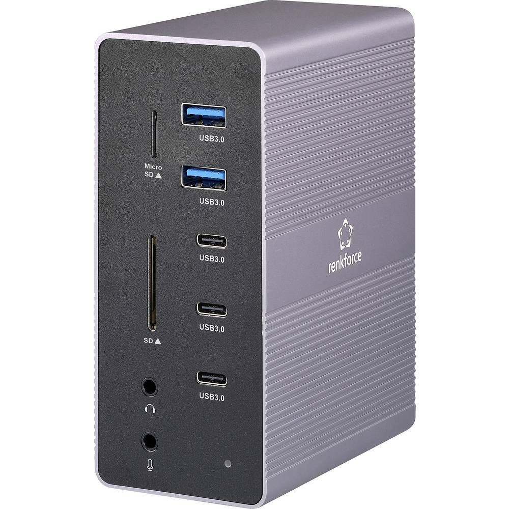 Renkforce Laptop-Dockingstation USB-C® Dockingstation RF-DKS-910 Passend für Marke Dockingstations: